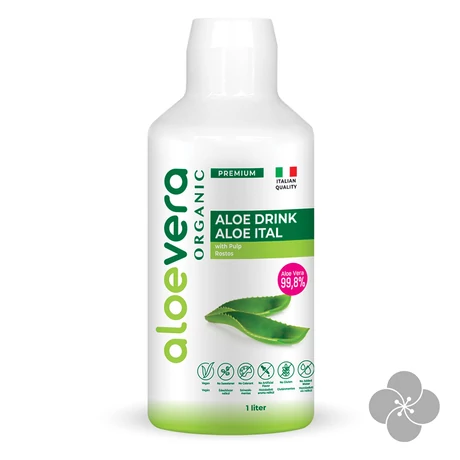 Aloe Vera Organic Prémium Ital rostos 1000ml