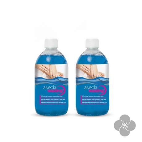 Alveola Waxing Gyantázás utáni lemosó olaj Aloe Vera-val 300ml