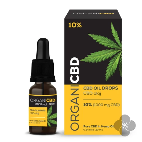 OrganiCBD CBD olaj 10% (1000mg) 10ml