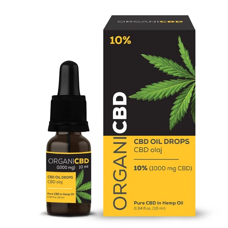 OrganiCBD CBD olaj 10% (1000mg) 10ml