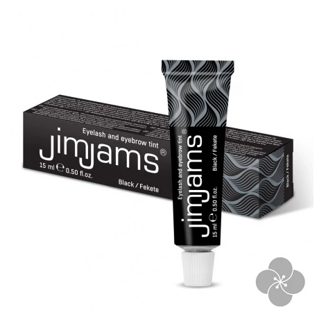 JimJams szempilla és szemöldökfesték FEKETE 15ml