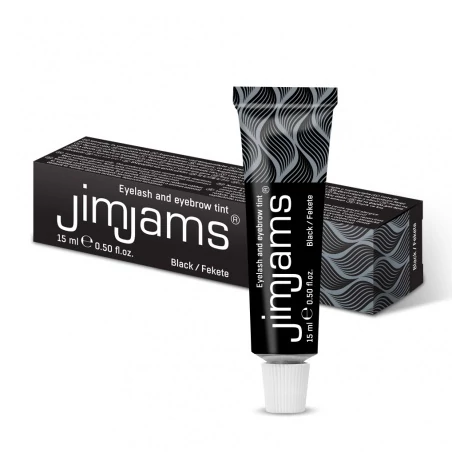 JimJams szempilla és szemöldökfesték FEKETE 15ml