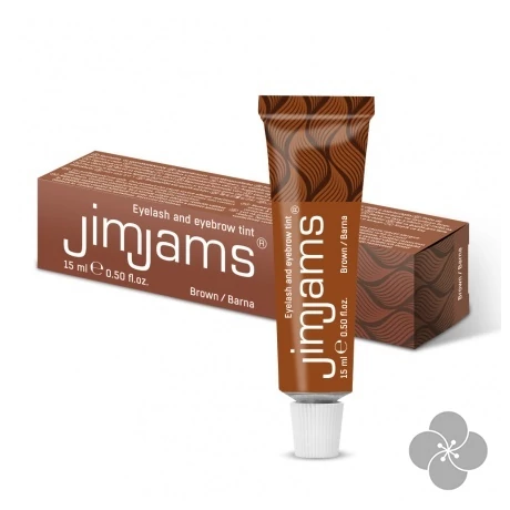 JimJams szempilla és szemöldökfesték BARNA 15ml