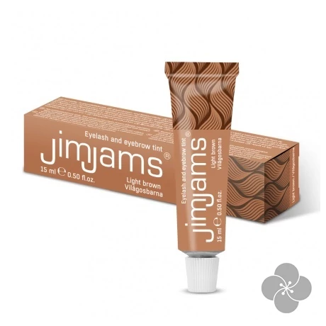 JimJams szempilla és szemöldökfesték VILÁGOSBARNA 15ml
