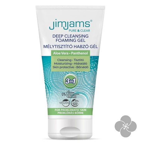 JimJams Beauty ALOE VERA Habzó lemosó gél, 150ml