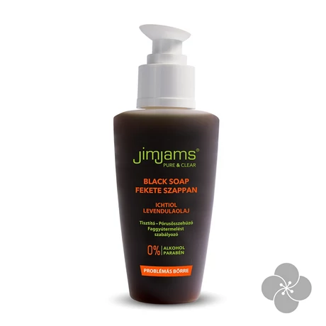 JimJams Pure & Clear Fekete szappan 125 ml
