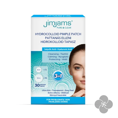 JimJams Pure & Clear Hidrokolloid pattanástapasz BHA + HA 30db