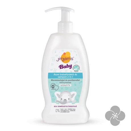 JimJams Baby Álom babafürdető és sampon 2in1 400ml