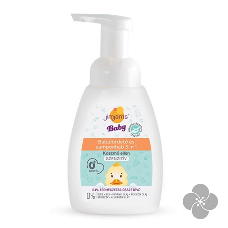 JimJams Baby Babafürdető és samponhab 3in1 250ml