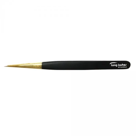 Long Lashes csipesz egyenes - fekete, 13cm