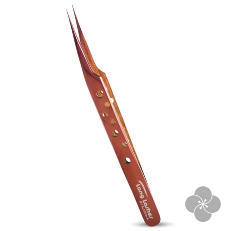 Long Lashes Pro izoláló csipesz - Bronz