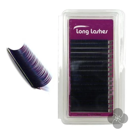 Long Lashes Double Color/Kék C / 0,20 - 8-10-12-14mm