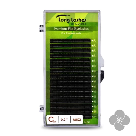Long Lashes Flat pilla C / 0,20 - 8-9-10-11-12-13-14mm