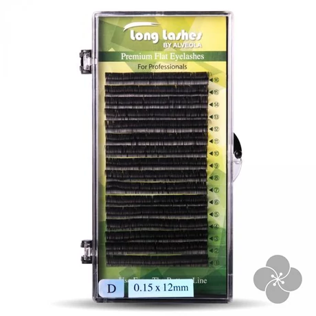 Long Lashes Flat pilla D / 0,15 - 12mm