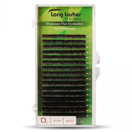 Long Lashes Flat pilla D / 0,15 - 8-9-10-11-12-13-14mm