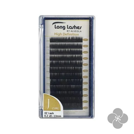 Long Lashes szempilla fekete J / 0,20 - MIX
