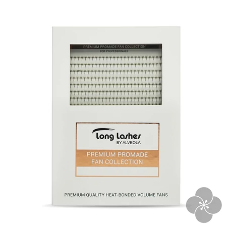 Long Lashes 4D Premium Promade Volume Fans CC/0,05 12mm
