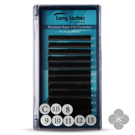 Long Lashes Premium Super Flat C / 0,15 - 8-9-10-11-12-13mm