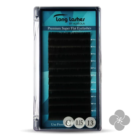 Long Lashes Premium Super Flat C / 0,15 - 13mm
