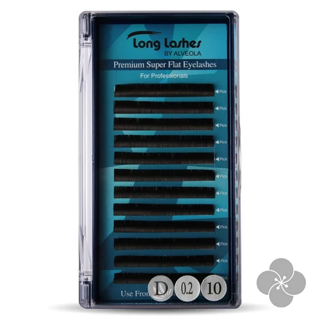 Long Lashes Premium Super Flat C / 0,2 - 10mm