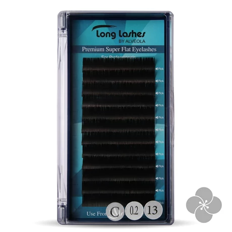 Long Lashes Premium Super Flat C / 0,2 - 13mm