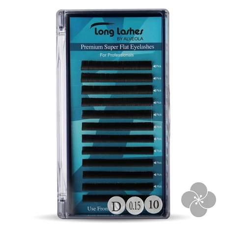Long Lashes Premium Super Flat D / 0,15 - 10mm