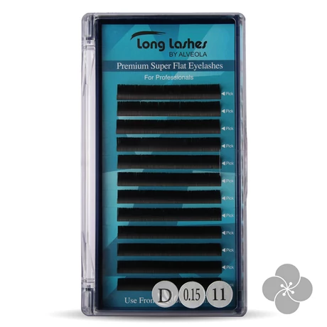 Long Lashes Premium Super Flat D / 0,15 - 11mm