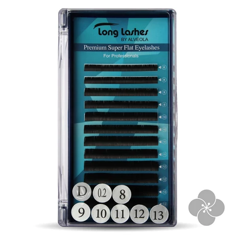 Long Lashes Premium Super Flat D / 0,2 - 8-9-10-11-12-13mm