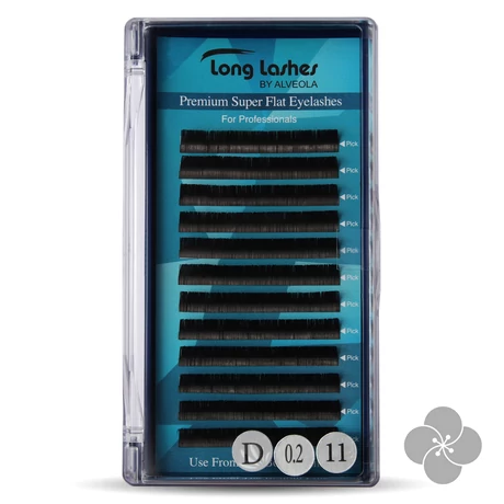 Long Lashes Premium Super Flat D / 0,2 - 11mm