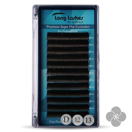 Long Lashes Premium Super Flat D / 0,2 - 13mm