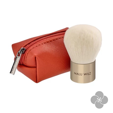 Malu Wilz Touch Up bronzosító púderecset cipzáros kistáskával