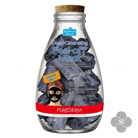 PureDerm mélytisztító fekete peel off maszk