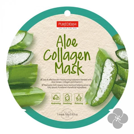 PureDerm Aloe Vera maszk circle