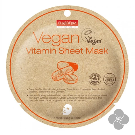 PureDerm 3 az 1-ben Vegan Vitamin maszk