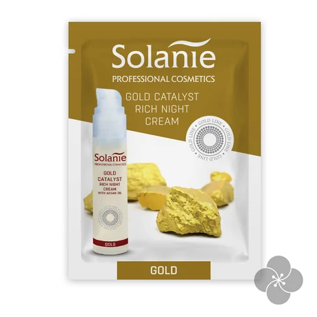 Solanie Minta Arany tápláló éjszakai krém argán olajjal 3ml
