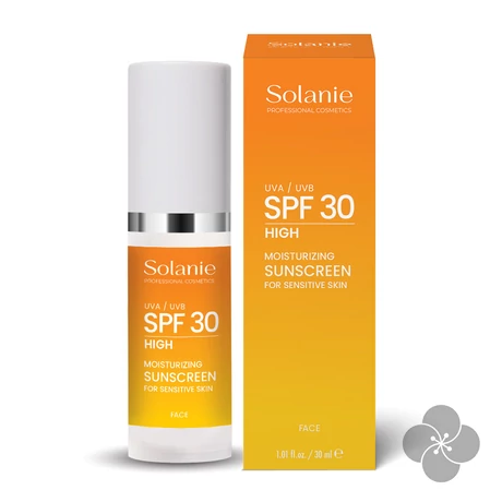Solanie Fényvédő hidratáló arckrém érzékeny bőrre 30 ml