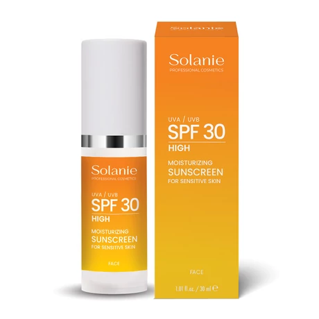Solanie Fényvédő hidratáló arckrém érzékeny bőrre 30 ml