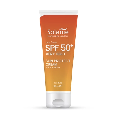 Solanie SPF50 napozó krém arcra és testre, 125ml
