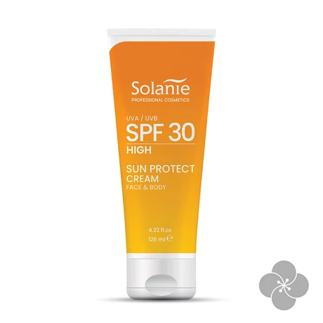 Solanie SPF30 Napozó Krém Arcra és Testre 125 ml