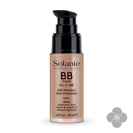 Solanie BB krém hialuronsavval és fényvédővel SPF15 - sötét