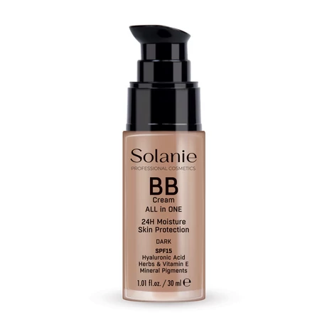 Solanie BB krém hialuronsavval és fényvédővel SPF15 - sötét