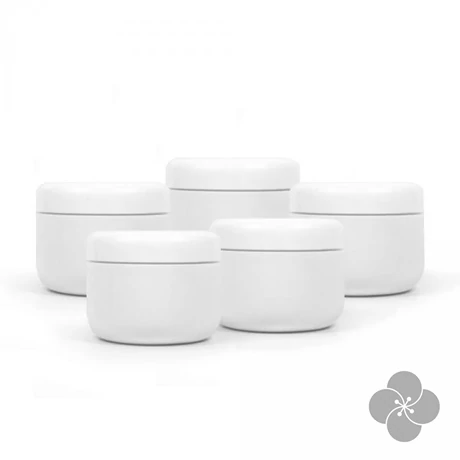 Műanyag tégely 50 ml fehér, 1 db