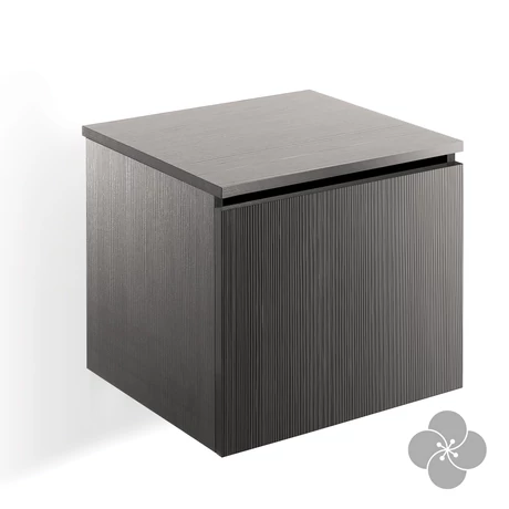 Expedit Wood fekete szekrény
