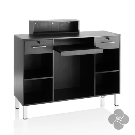 Atrium Consolle Compact Recepciós pult - fekete