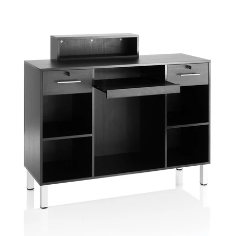 Atrium Consolle Compact Recepciós pult - fekete