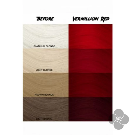 Crazy Color Vermillion Red, 100 ml