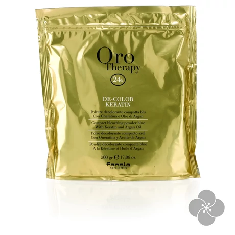Fanola ORO PURO szőkítőpor keratinnal(kék) 500 g