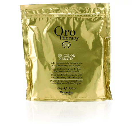 Fanola ORO PURO szőkítőpor keratinnal(kék) 500 g