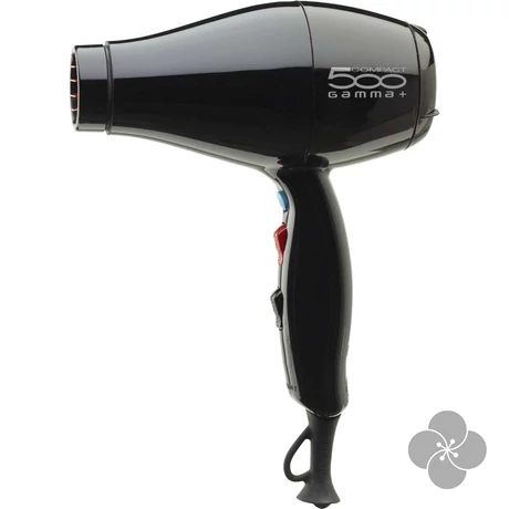Gamma piú - 500 COMPACT 1800W/2000W hajszárító, fekete