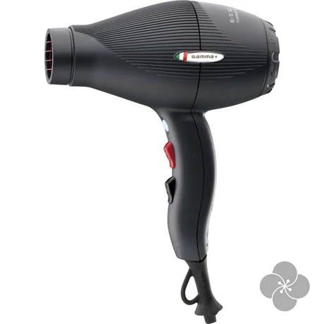 Gamma piú - E.T.C. LIGHT 1800W/2100W hajszárító, Matt fekete